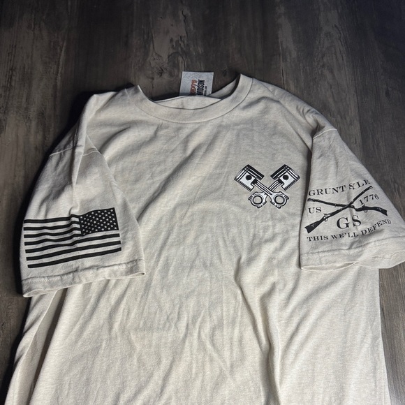 Grunt Style Beige Snake Graphic Tee - Picture 4 of 5